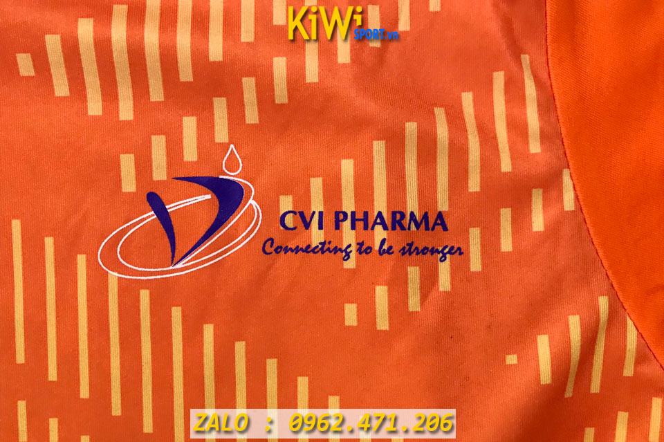 In Logo Áo Đá Banh Công Ty CVI Pharma