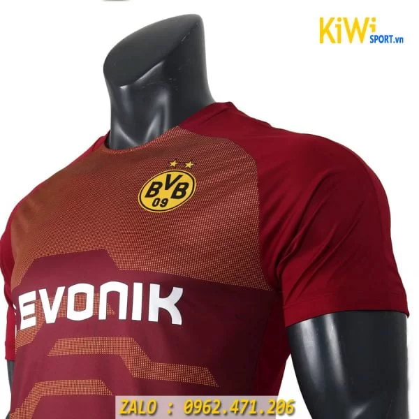 Mua áo đá bóng clb Dortmund 2018 - 2019 màu đỏ đô cực chất
