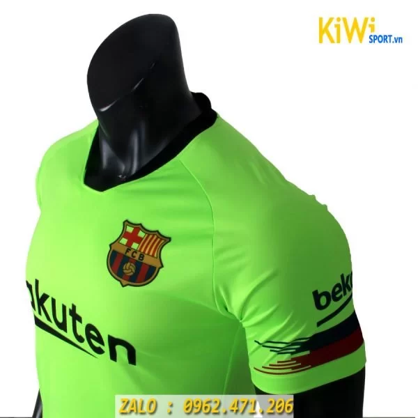 Cửa hàng bán áo đấu Barcelona 2018 - 2019 xanh dạ quang