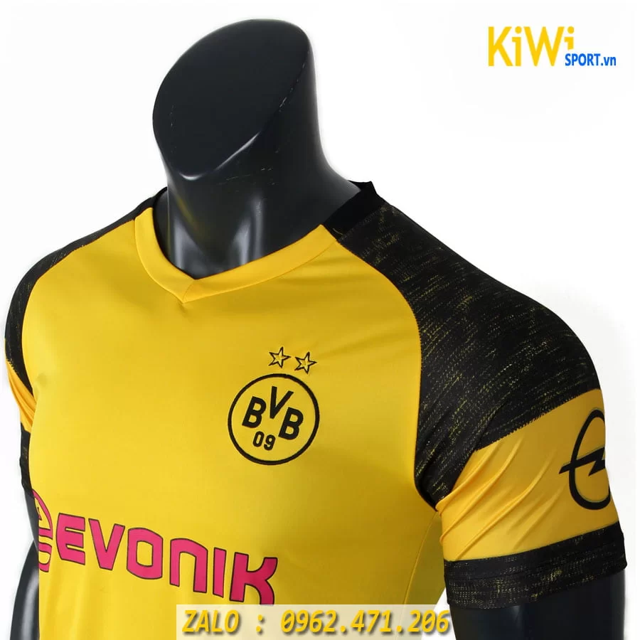 Áo Bóng Đá Clb Dortmund 2018 - 2019 Màu Vàng ( Sân Nhà ) Rất Đẹp