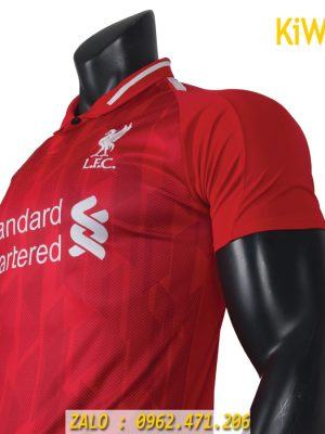 Mẫu áo bóng đá CLB Liverpool đỏ mùa 2018 - 2019 tuyệt đẹp