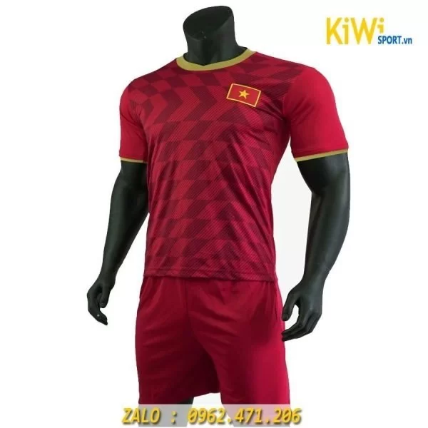 Mẫu áo bóng đá đội tuyển Việt Nam 2019 màu đỏ