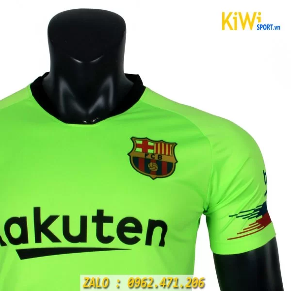 Mua áo bóng đá CLB Barcelona 2018 - 2019 màu dạ quang siêu chất
