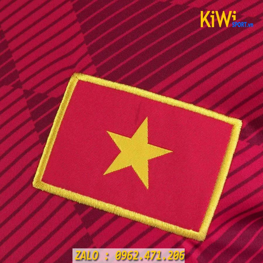 Áo Bóng Đá Đội Tuyển Việt Nam 2019 Màu Đỏ Mẫu Mới Nhất