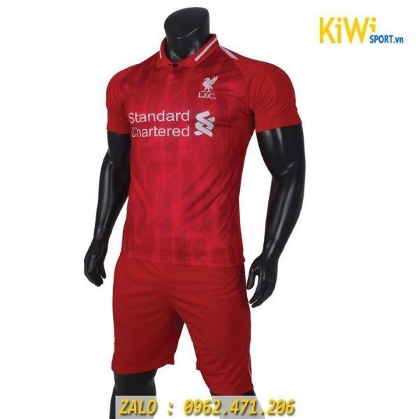 Áo bóng đá CLB Liverpool đỏ mùa 2018 - 2019 đẹp mắt