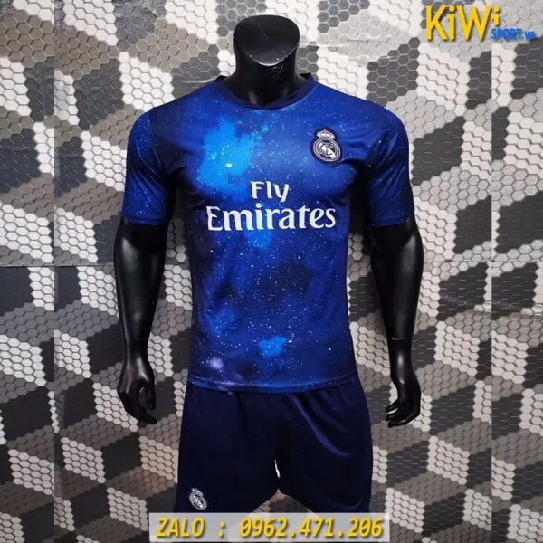 Áo Bóng Đá CLB Real Madrid 2019 - 2020 Màu Xanh Đen Dải Ngân Hà
