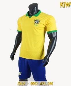 Áo Bóng Đá Tuyển Brazil Copa America 2019 Màu Vàng Rất Đẹp
