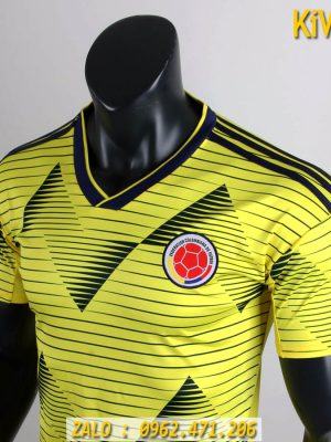 Áo Bóng Đá Tuyển Colombia 2019 Màu Vàng Thi Đấu Copa America