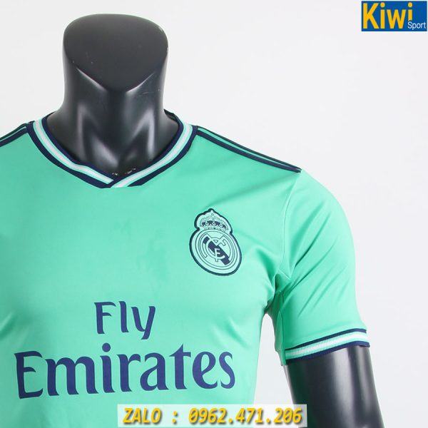 Áo CLB Real Madrid 2019 - 2020 Màu Xanh Ngọc Cực Chất