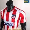 Cận Cảnh Mẫu Áo Bóng Đá CLB Atletico Madrid 2019 - 2020 Sọc Xanh Đỏ