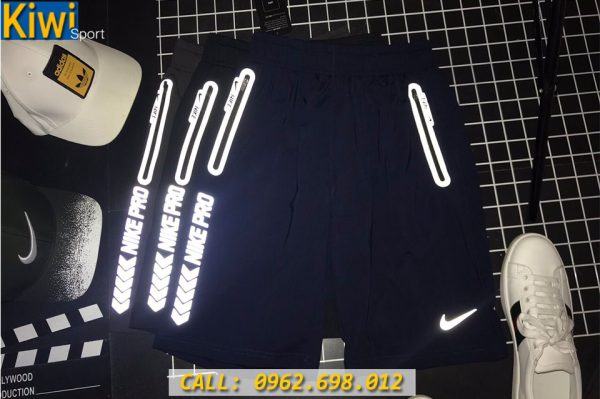 Chuyên Sỉ Quần Sort Thể Thao Nam Nike Pro Tem Phản Quang