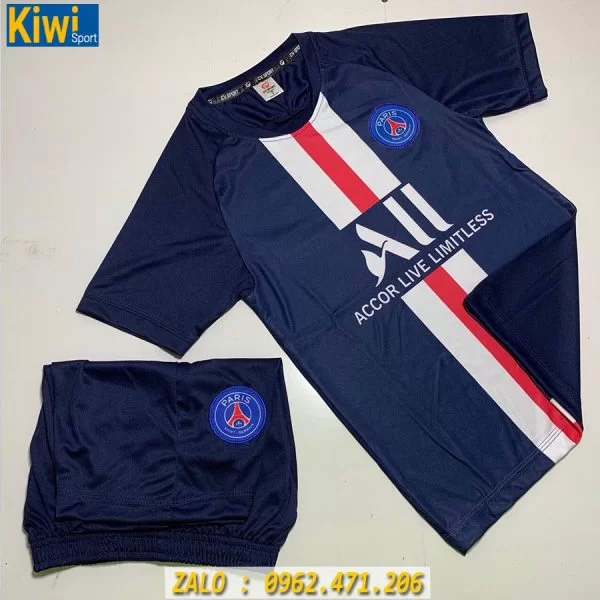 Đồ Đá Banh Trẻ Em Mẫu PSG 2019 - 2020