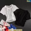 Áo Croptop Lưới Tập Gym Nữ Siêu Xinh