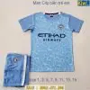 Áo Đá Banh Trẻ Em Mẫu CLB Man City 2020 Xanh Biển