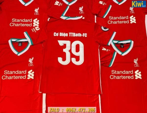 In Áo Liverpool Đỏ Mùa 2020 - 2021 Rất Đẹp