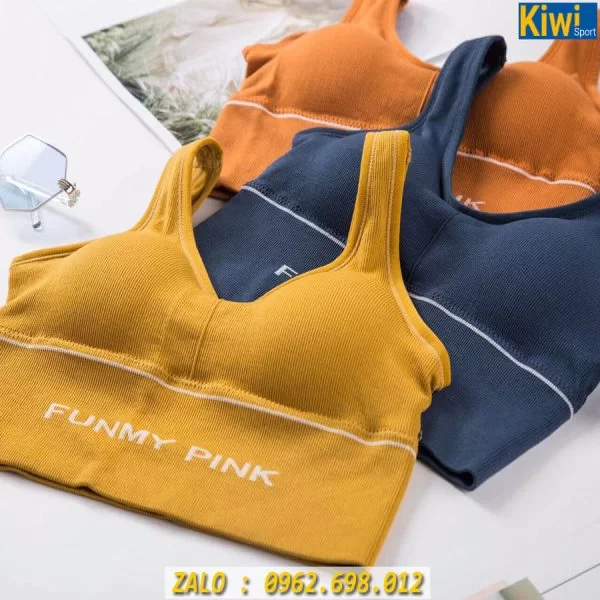 Áo Bra Nữ Funmy Pink Mặc Tập Gym - Yoga Cực Xinh