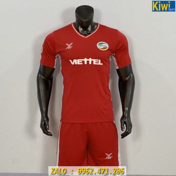 Áo Đấu CLB Viettel 2020 Màu Đỏ Rất Đẹp