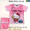 Áo Bóng Đá Trẻ Em Đẹp Mẫu Hello Kitty Hồng Cực Yêu