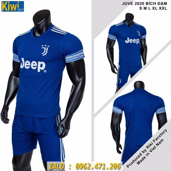 Áo Đấu Juventus 2020 - 2021 Xanh Bích Tuyệt Đẹp