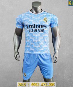 Áo Real Madrid 2021 Màu Xanh Biển Rất Đẹp