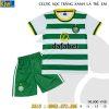 Bộ Áo Đá Banh Trẻ Em Celtic 2021 màu Xanh Sọc Trắng
