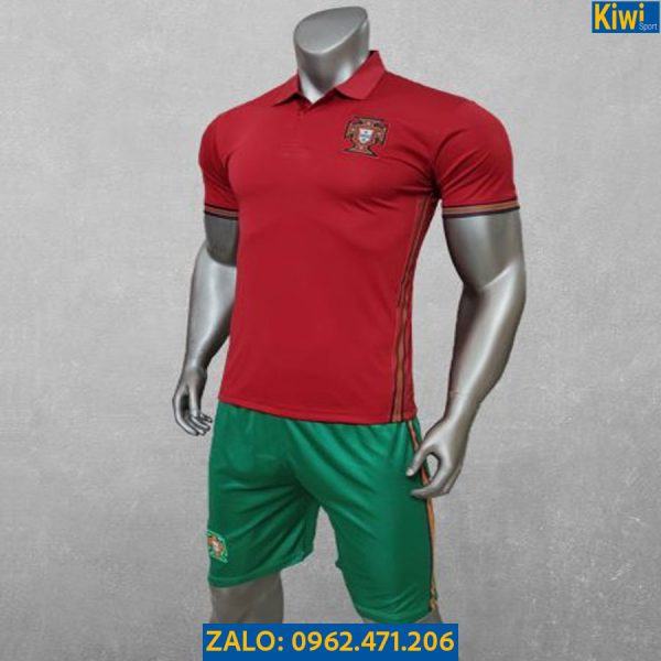 Áo Đấu Tuyển Bồ Đào Nha Màu Đỏ Thi Đấu Euro 2020