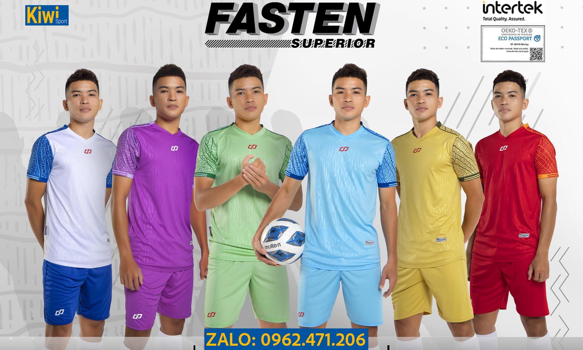 Áo Bóng Đá Không Logo Fasten 2021