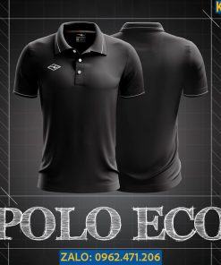 Áo Polo Thể Thao Eco Màu Đen 2021 Đẹp Mê