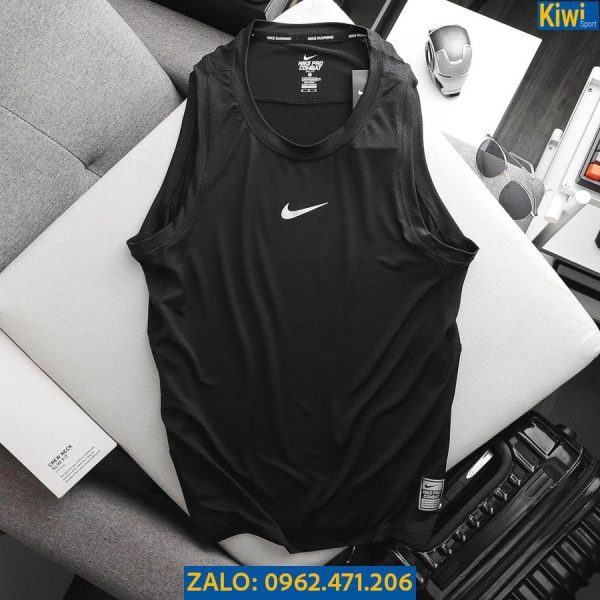 Áo Ba Lỗ Thể Thao Nam Nike Pro Màu Đen