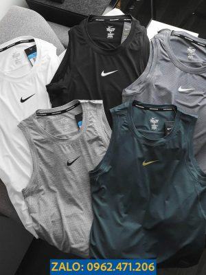 Áo Ba Lỗ Thể Thao Nam Nike Pro Chất Dệt Kim Cực Đẹp