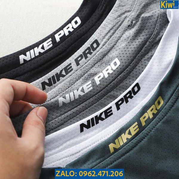 Cận Cảnh Mẫu Áo Ba Lỗ Nam Nike Pro Chất Dệt Kim