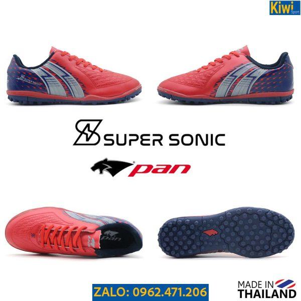 Giày Pan Super Sonic S Màu Đỏ Đế TF Mới Nhất 2021