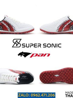 Giày Pan Super Sonic S Màu Trắng Đế TF 2021 Cực Đẹp