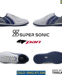 Giày Pan Super Sonic S Màu Xám Đế TF Cao Cấp