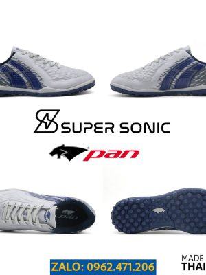 Giày Pan Super Sonic S Màu Xám Đế TF Cao Cấp