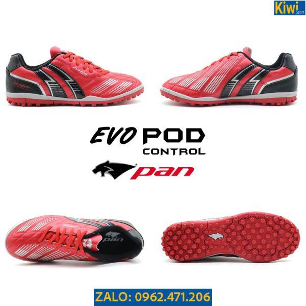 Giày Pan Evo Pod Control Màu Đỏ Đế TF 2022 Hàng Thailand