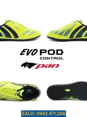 Giày Pan Evo Pod Control Xanh Dạ Quang Đế TF Cực Đẹp