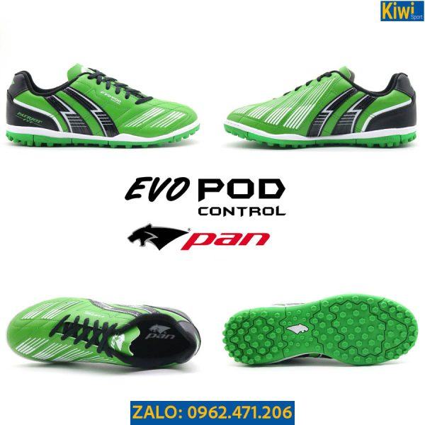 Giày Pan Evo Pod Control Xanh Lá Đế Tf 2022 Rất Đẹp