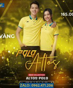 Áo Polo Altos Màu Vàng Mẫu Mới 2022 Trẻ Trung