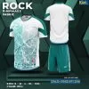 Áo Đá Banh Rock Màu Xanh Rêu Siêu Đẹp