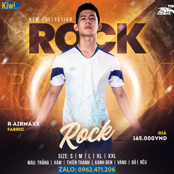 Đồ Đá Banh Rock Màu Trắng 2022 Cực Chất