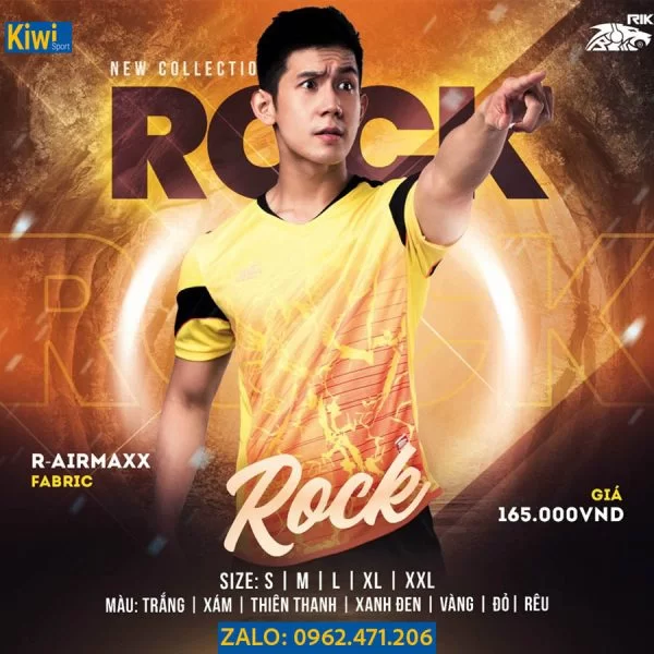 Đồ Đá Banh Rock Màu Vàng Đẹp Mắt