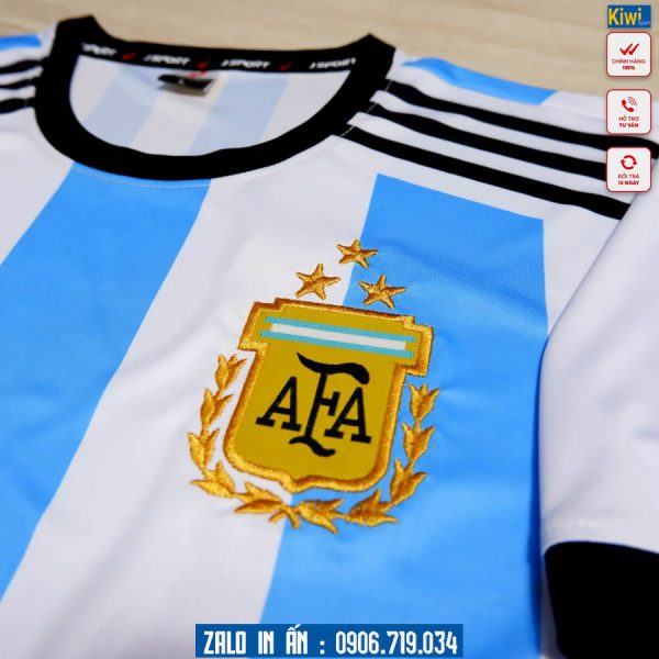 Áo Argentina vô địch World Cup 2022 3 sao
