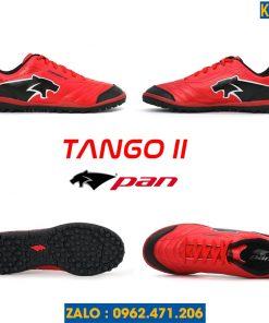 Giày Đá Banh Pan Tango II Màu Đỏ Đế TF