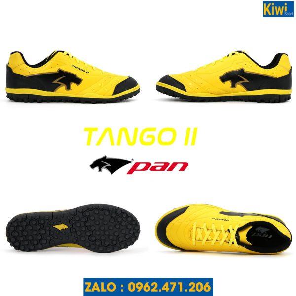 Giày Đá Banh Pan Tango II Màu Vàng Đế TF