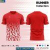 Áo Chạy Bộ Runner Collection Màu Đỏ Chất Thun Mát