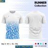Áo Chạy Bộ Runner Collection Màu Trắng Chất Thun Mặc Mát