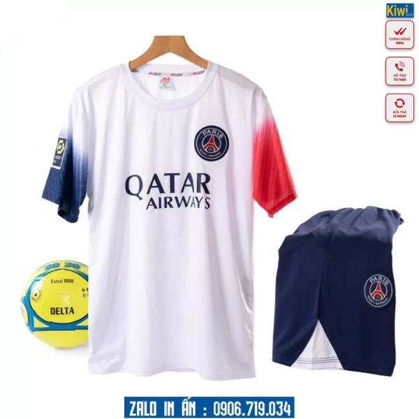 Áo Đấu CLB PSG Màu Trắng 2023 - 2024 Đẹp Mê