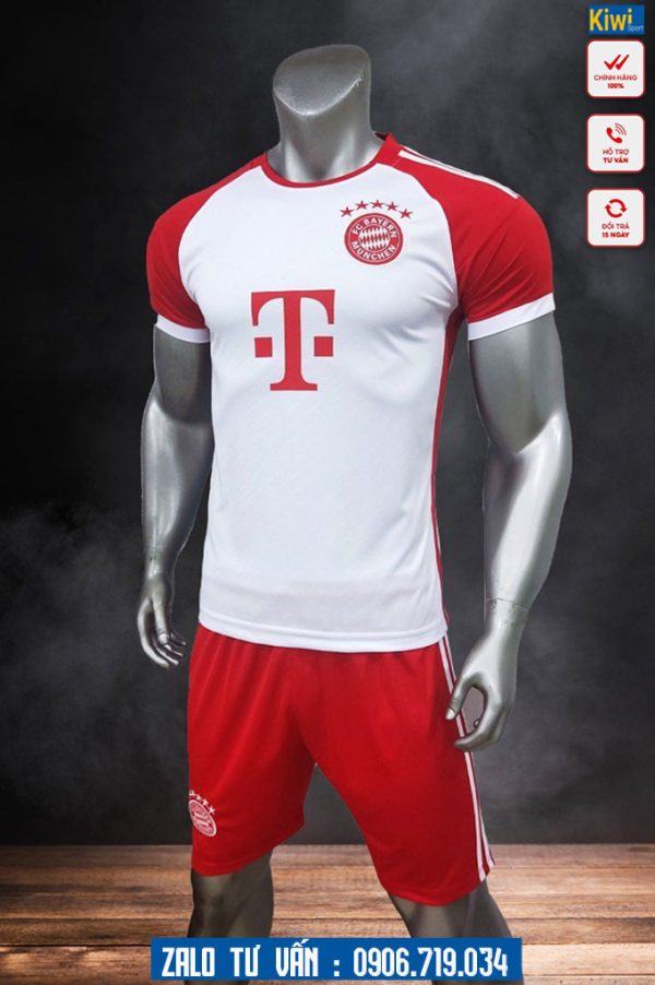 Đồ Đá Banh CLB Bayern Munich Màu Trắng Mùa 2023