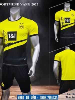 Áo Bóng Đá CLB Dortmund 2023 - 2024 Màu Vàng Rất Đẹp
